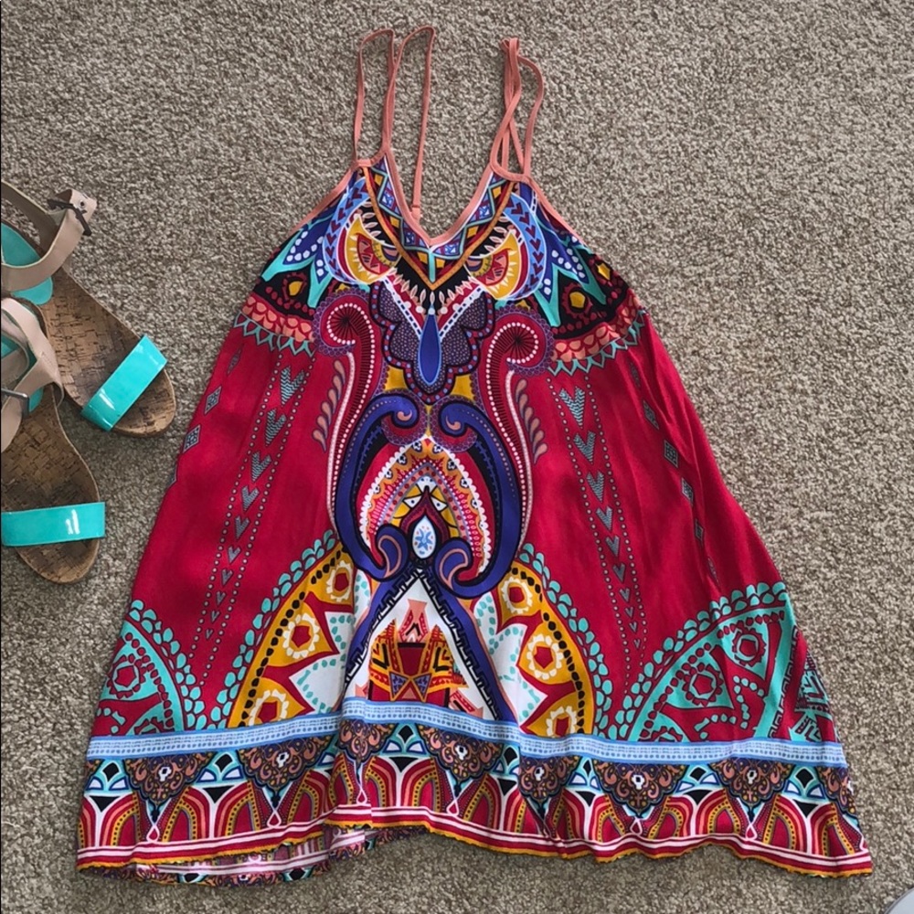 Flying Tomato Mini rayon dress